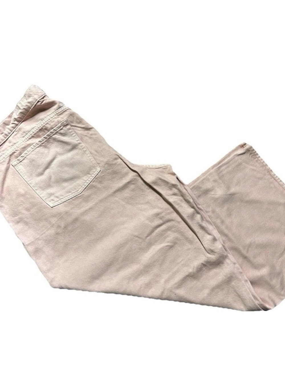 NWT Women’s Old Navy Mid Rise Baggy Wide Leg Orange Beige Pants Size 20 - Picture 1 of 5